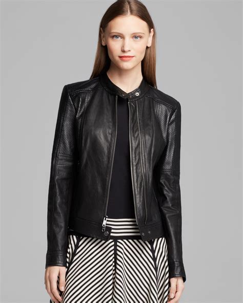 dkny leather jacket sale